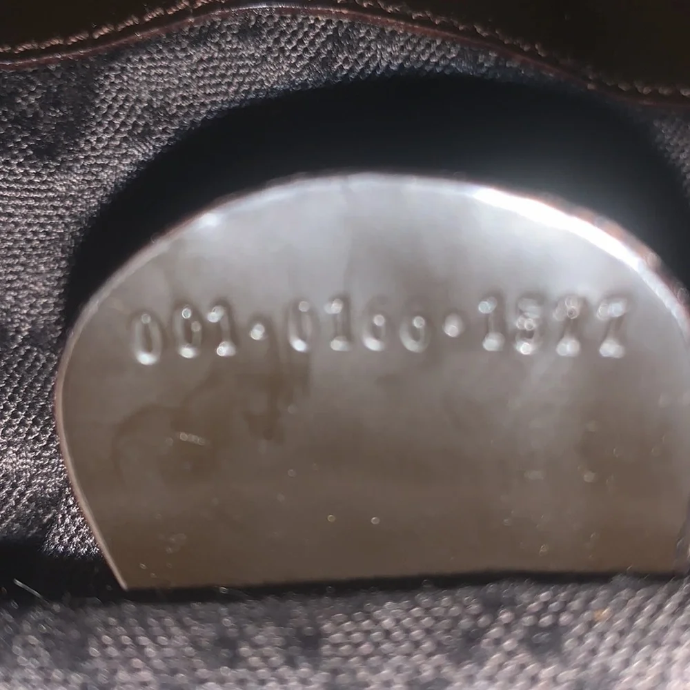 Gucci with Bamboo handle nylon and leather